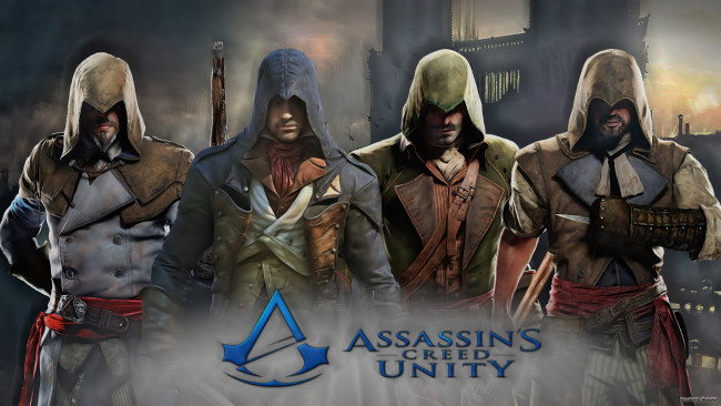 Обои картинки фото видео игры, assassin`s creed unity, персонажи