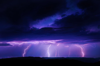 Картинка природа молния +гроза attack lightning storm rain weather thunderstorm strike