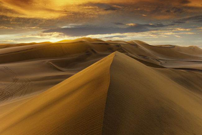 Обои картинки фото природа, пустыни, sand, sunset, desert