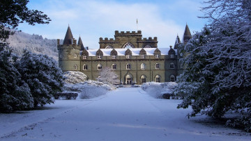 Картинка inveraray+castle города замок+инверари+ шотландия +англия inveraray castle
