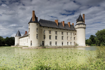 Картинка chateau+du+plessis-bourre france города замки+франции chateau du plessis-bourre