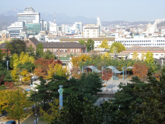 Обои картинки фото корея, города, панорамы
