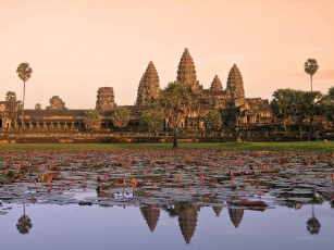 Картинка angkor cambodia города исторические архитектурные памятники