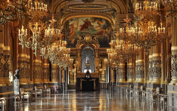 Картинка opera house of paris интерьер дворцы музеи