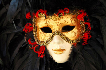 Картинка разное маски карнавальные костюмы карнавал перья