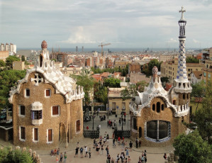Картинка города барселона испания архитектура