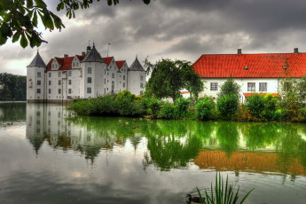 Картинка германия глюксбург города дворцы замки крепости замок