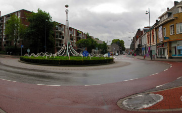 Картинка нидерланды лимбург херлен города улицы площади набережные город площадь франция