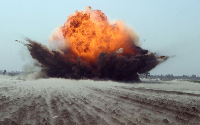 Обои картинки фото explosion, разное, взрывы, взрыв, дым, огонь