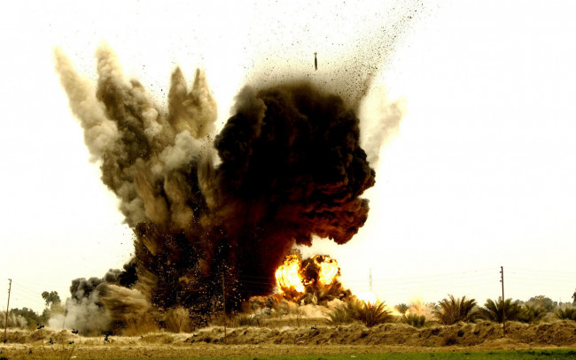 Обои картинки фото explosion, разное, взрывы, взрыв, дым, огонь