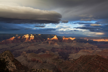Картинка природа горы свет скалы tim best photography сша облака закат великий каньон grand canyon большой аризона гранд-каньон