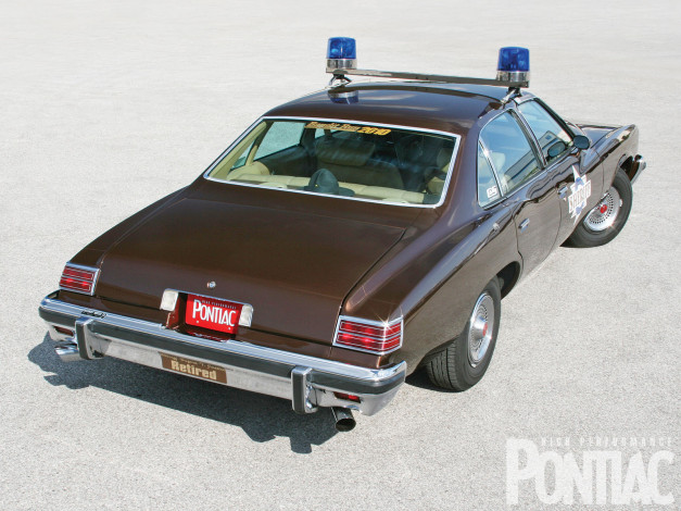 Обои картинки фото 1977, pontiac, grand, lemans, автомобили, полиция
