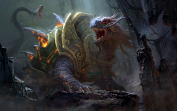 Картинка monster видео игры battle of the immortals монстр подземелье чудовище