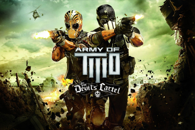 Обои картинки фото army, of, two, видео, игры, игра