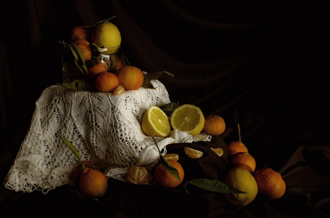 Обои картинки фото еда, цитрусы, апельсин, лимоны