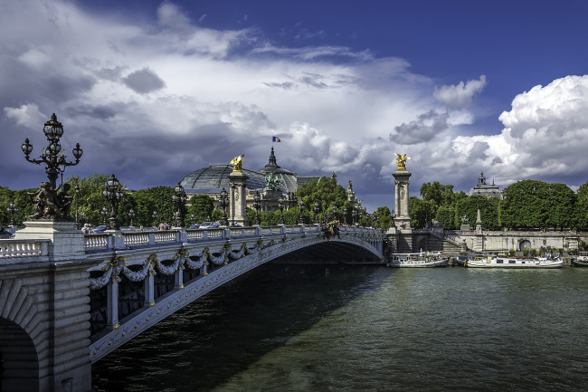 Обои картинки фото paris - france, города, париж , франция, простор