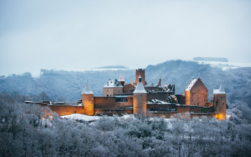 Картинка bourscheid+castle luxemburg города -+дворцы +замки +крепости bourscheid castle