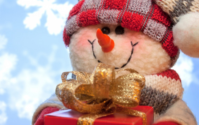 Обои картинки фото праздничные, снеговики, merry, christmas, snowman, новый, год, рождество, снеговик