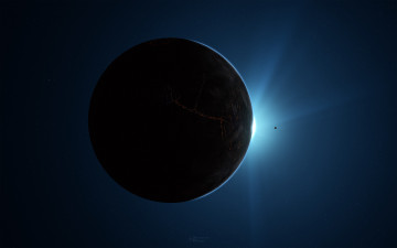 Картинка космос арт звезды туманность планета