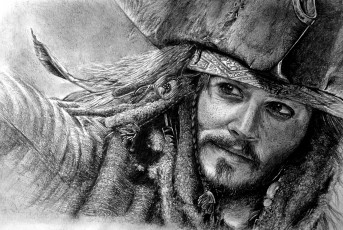 Картинка рисованное кино мужчина взгляд пират фон