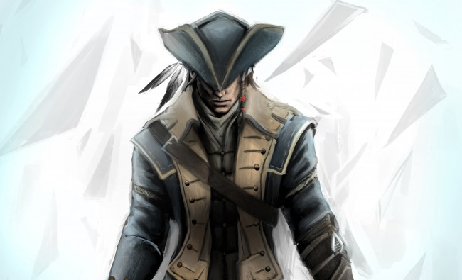 Обои картинки фото видео игры, assassin’s creed iii, костюм, аквилы, connor, коннор, assassins, creed, 3