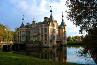 Картинка poeke+castle города замки+бельгии poeke castle