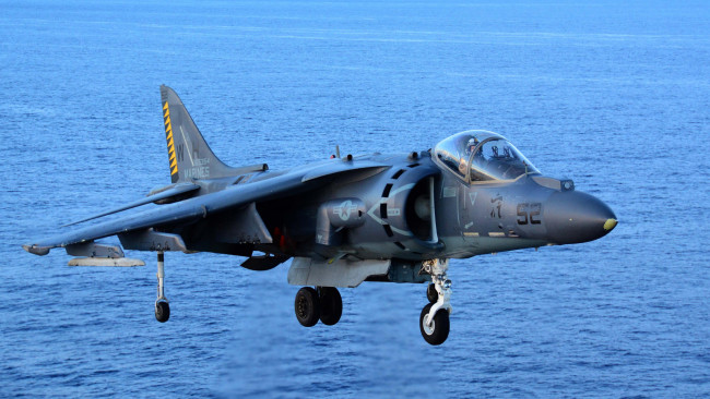 Обои картинки фото av-8b harrier, авиация, боевые самолёты, истребитель