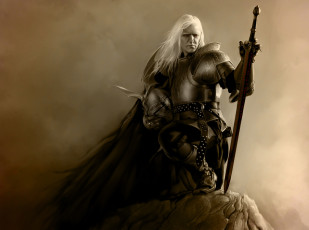 Картинка elric of melnibone фэнтези люди рыцарь меч