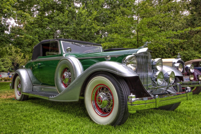 Обои картинки фото 1933 packard series 1105 convertible coupe, автомобили, выставки и уличные фото, выставка, автошоу