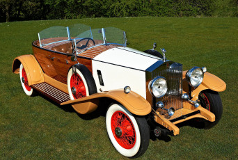 обоя rolls-royce phantom ii boattail tourer 1932, автомобили, классика, 1932, tourer, rolls-royce, boattail, ii, phantom