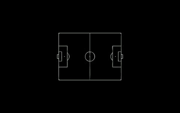 Картинка рисованное минимализм футбольное поле