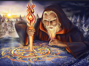 Картинка рисунки конкурса ice and fire фэнтези маги