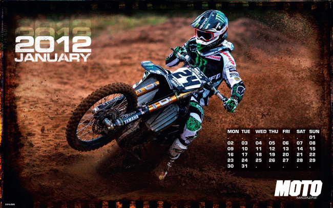 Обои картинки фото календари, спорт, спортсмен, мотокросс, мотоцикл