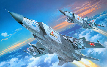 Картинка авиация 3д рисованые v-graphic небо