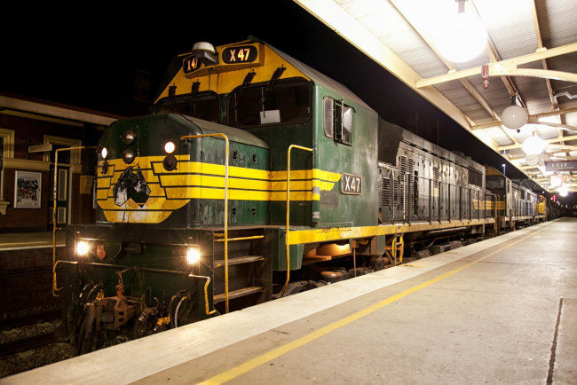 Обои картинки фото техника, поезда, железная, дорога, состав, локомотив