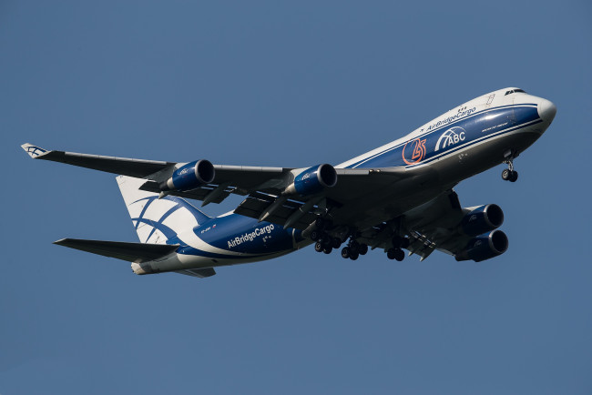 Обои картинки фото 747 air bridge cargo, авиация, грузовые самолёты, грузоперевозки, карго