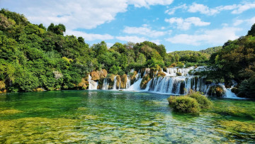 Картинка krka+national+park croatia природа водопады krka national park фффф