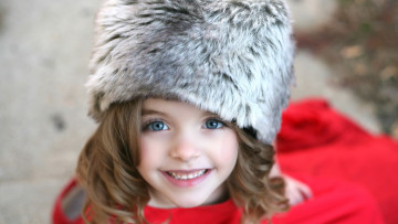 Картинка разное дети девочка лицо шапка