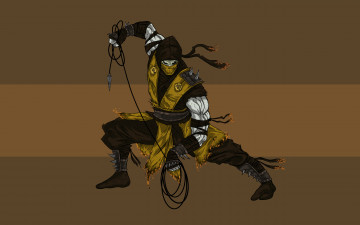 Картинка mortal+kombat видео+игры mortal+kombat+ 2011 скорпион ninja mortal kombat scorpion