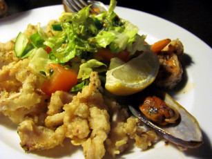Картинка еда рыбные+блюда +с+морепродуктами мидии