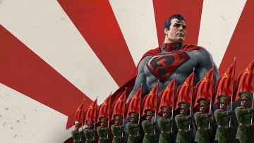 Картинка мультфильмы superman +red+son red son