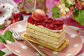 Картинка еда пирожные +кексы +печенье макурун десерт слои торт
