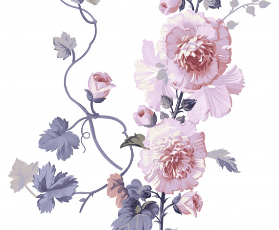 Обои картинки фото векторная графика, цветы , flowers, лепестки, цветы, фон