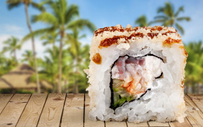 Обои картинки фото еда, рыба,  морепродукты,  суши,  роллы, роллы, суши, japanese, seafood, sushi