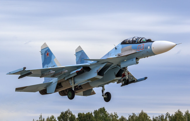 Обои картинки фото su-30sm, авиация, боевые самолёты, истребитель