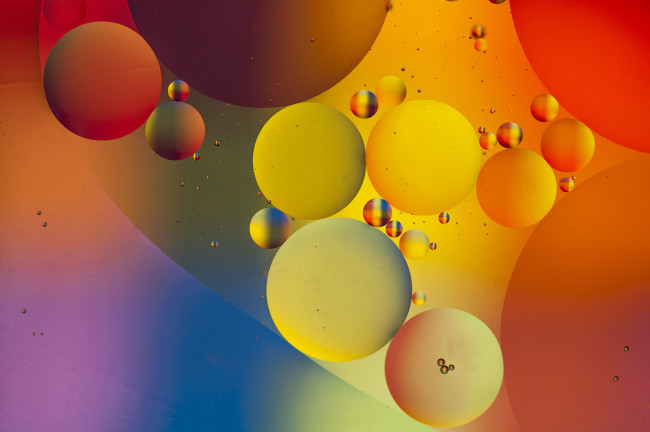 Обои картинки фото 3д графика, абстракция , abstract, цвета, пузыри, круги
