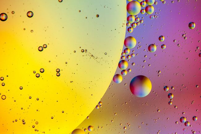 Обои картинки фото 3д графика, абстракция , abstract, пузыри, цвета, жидкость