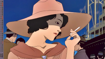 Картинка календари аниме лицо шляпа женщина