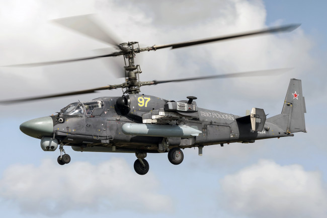 Обои картинки фото ka-52 `alligator`, авиация, вертолёты, вертушка