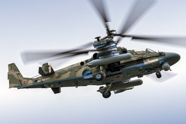 Обои картинки фото ka-52 `alligator`, авиация, вертолёты, вертушка